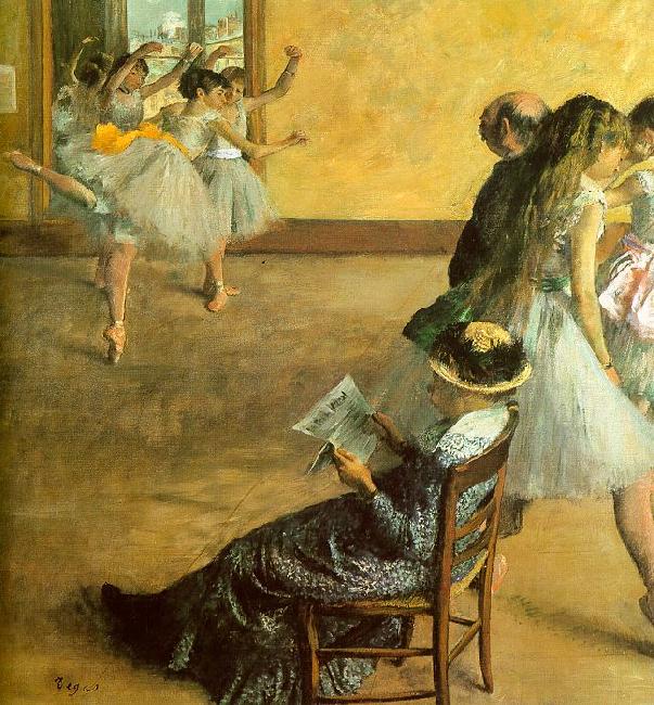 Edgar Degas Ballet Class Sweden oil painting art